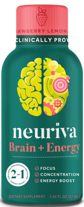 Neuriva® Brain + Energy Liquid Shots - Strawberry Lemonade